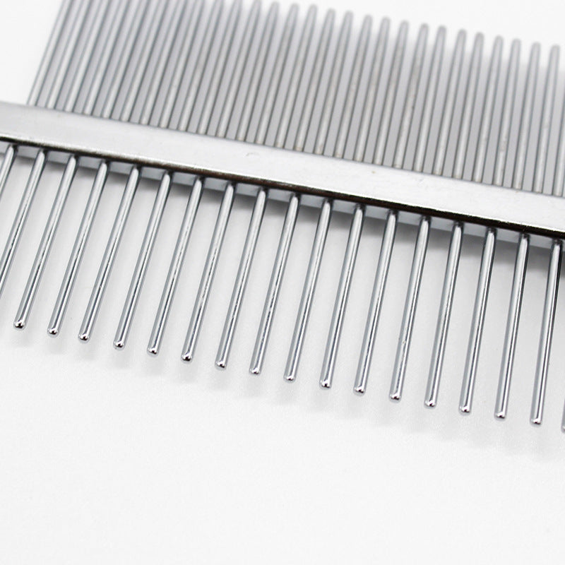 double-row pet grooming comb
